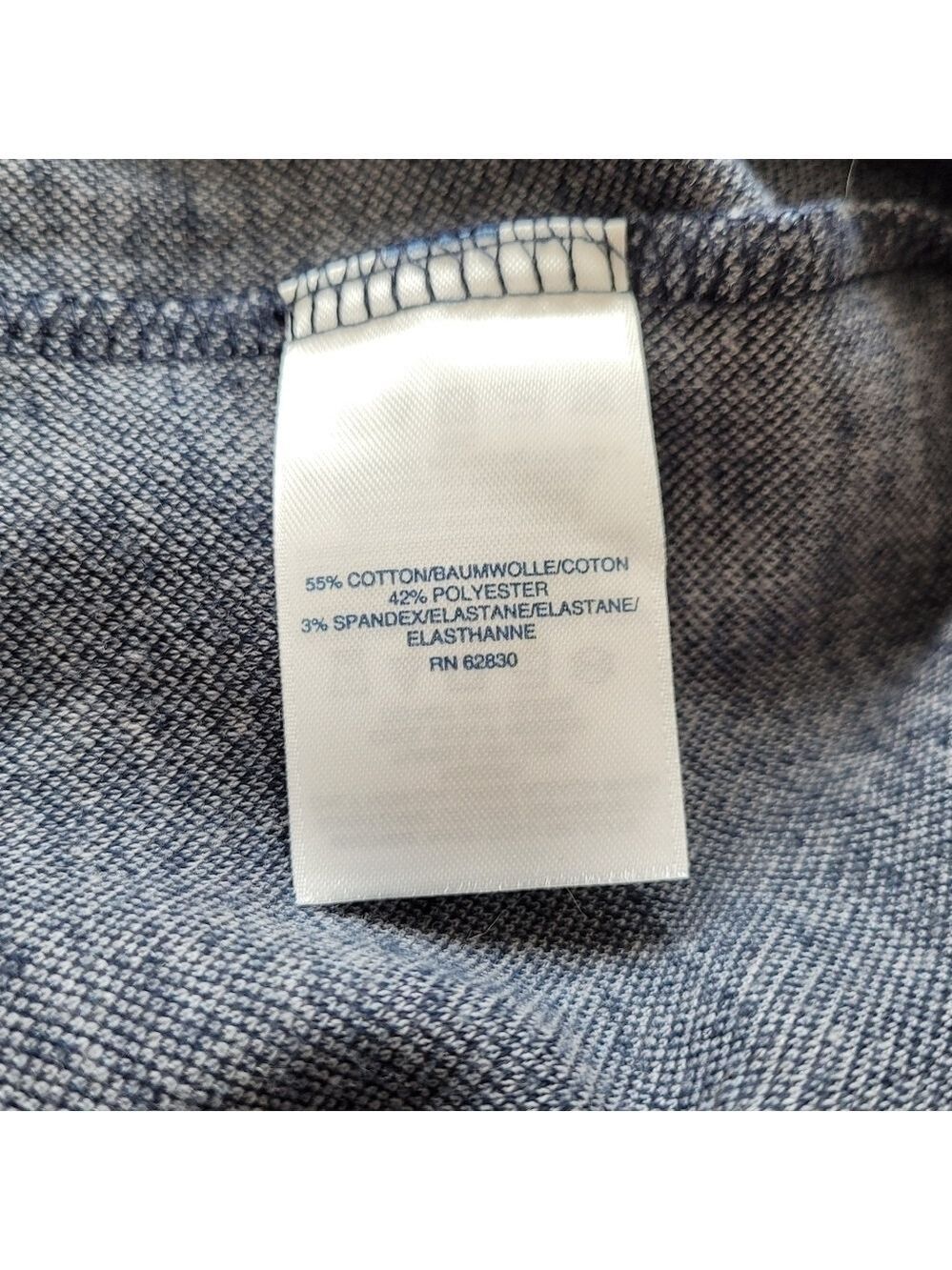 Lands End Long Sleeve Brushed Jacquard Shirt - Picture 6 of 7